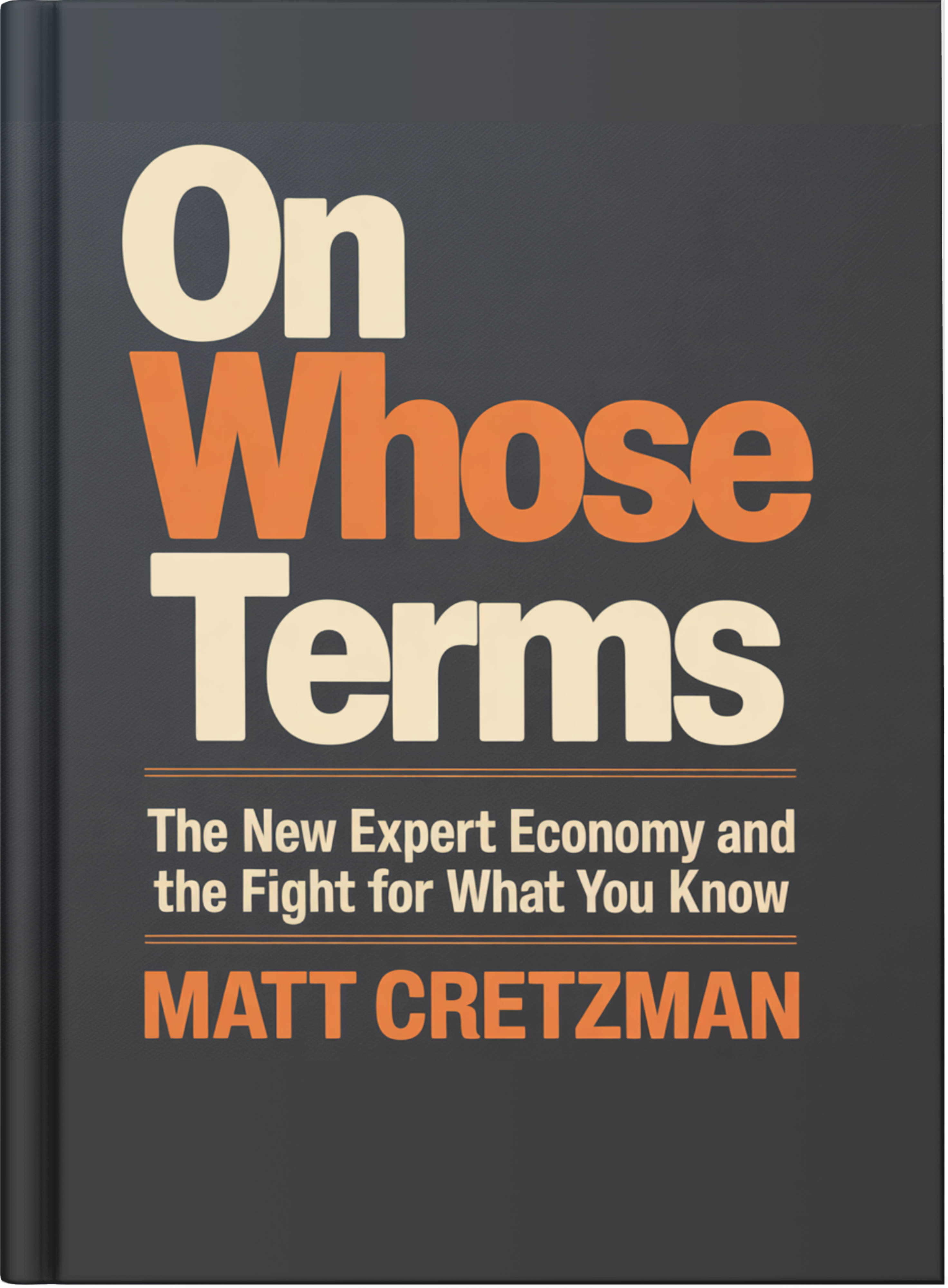 On Whose Terms — Book Cover